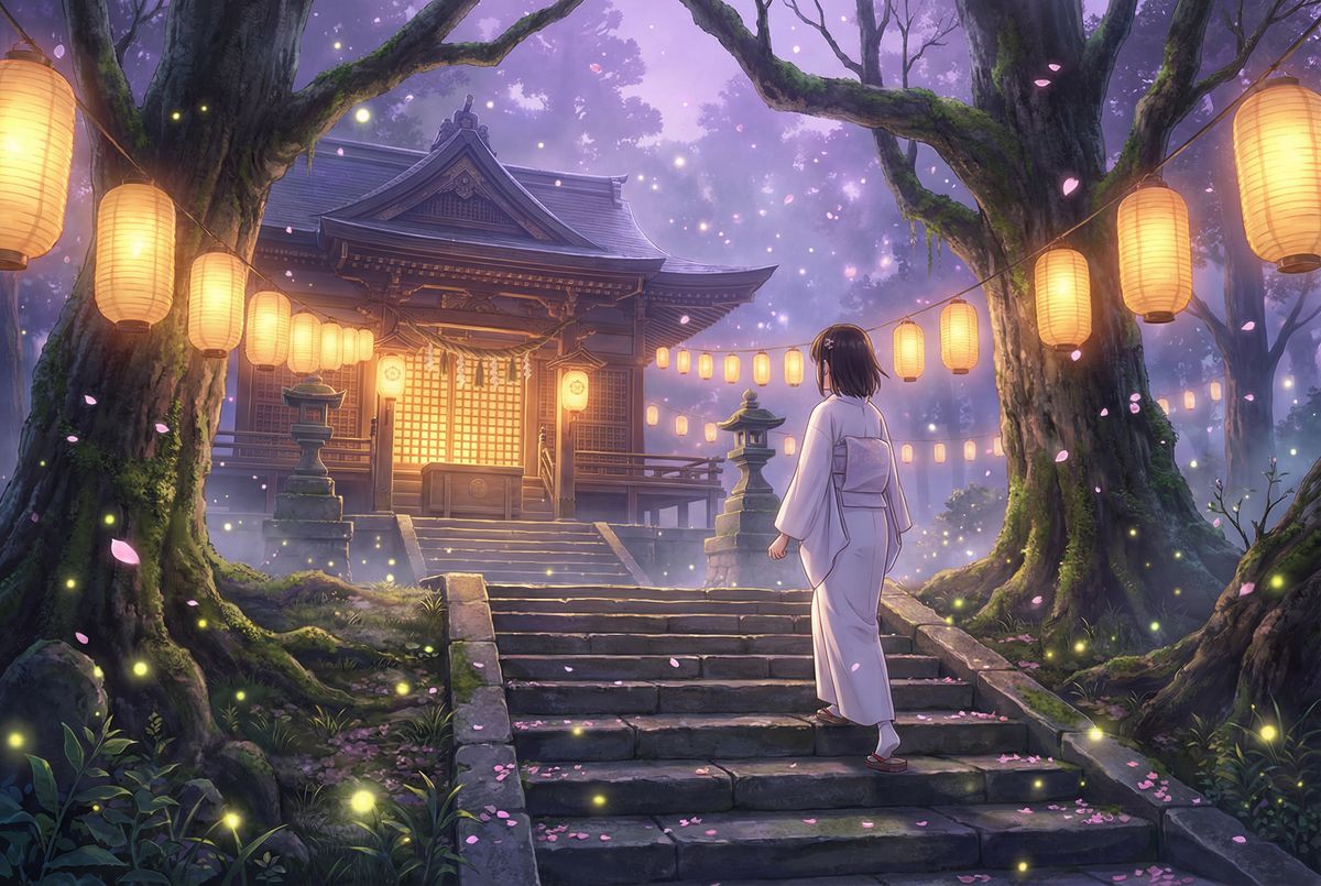 抖音揭秘神社祈愿视频